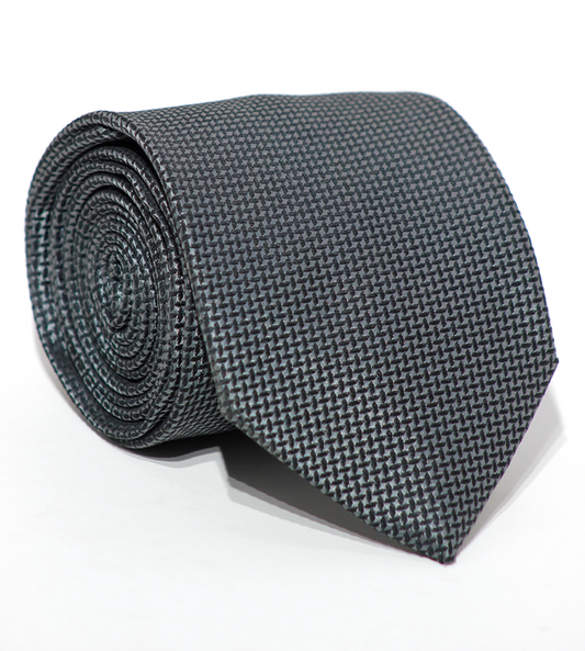 Luxury Grey Silk Tie