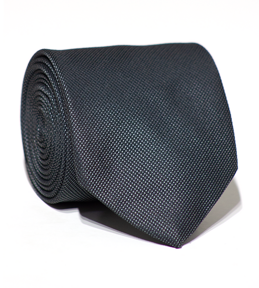 Luxury Dark Gray Jacquard Tie
