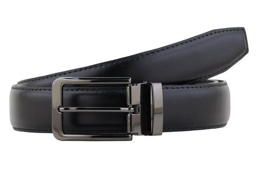 Luxury Black Classic Belt