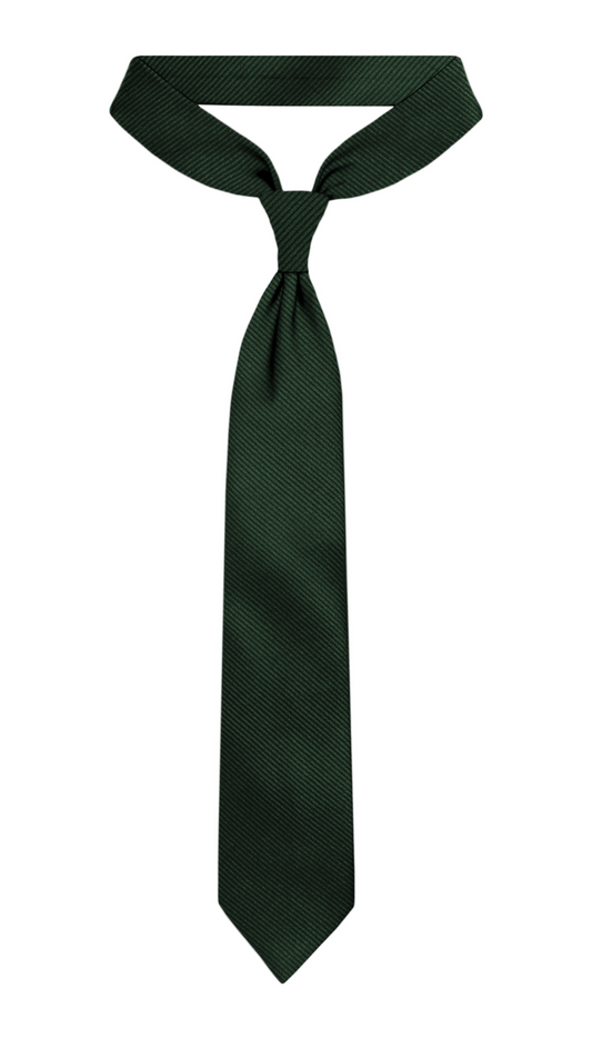 Luxury Dark Green Silk Tie