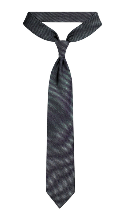 Luxury Dark Gray Jacquard Tie