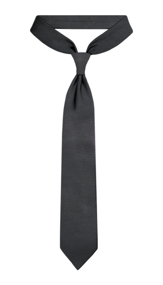 Luxury Dark Gray Silk Tie