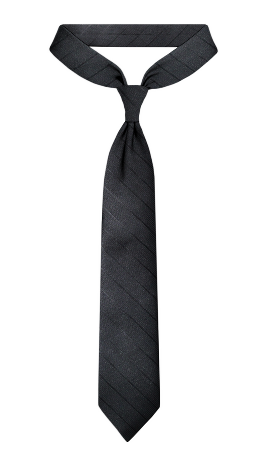 Luxury Black Jacquard Tie