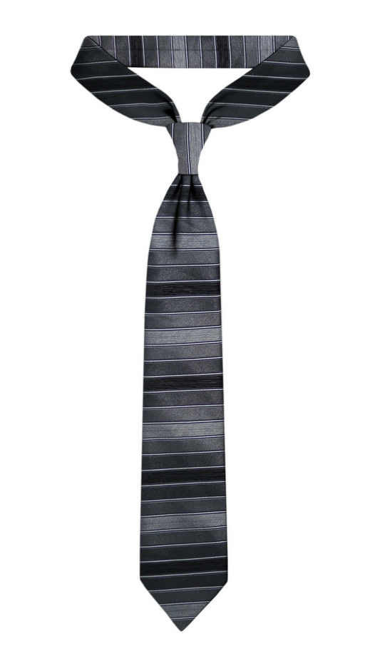 Luxury Mixed Gray Silk Tie
