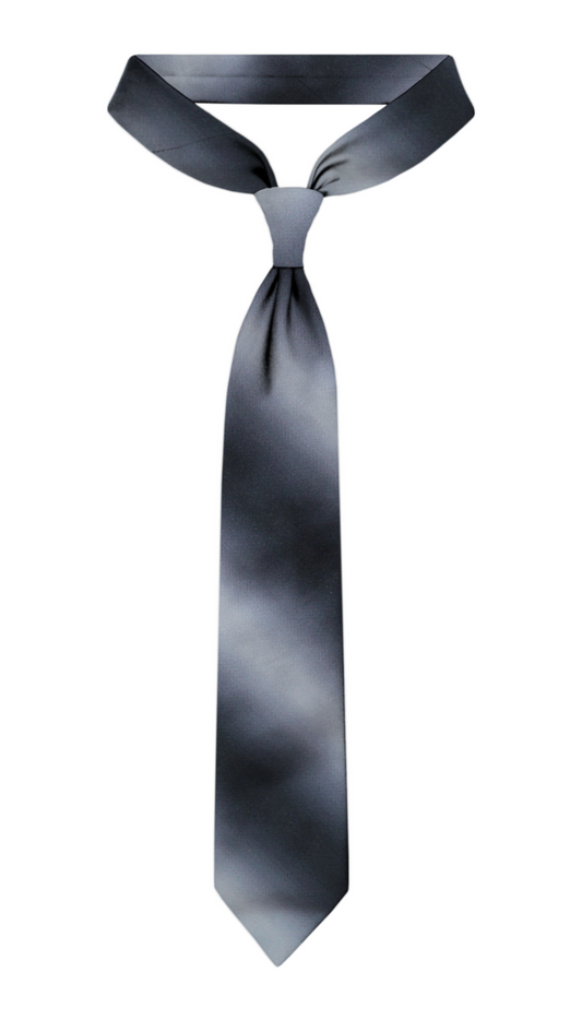 Luxury Mixed Gray Silk Tie