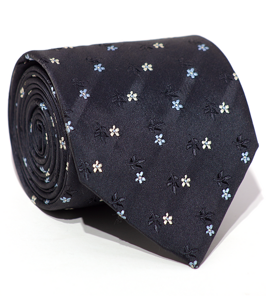 Luxury Dark Gray Silk Tie